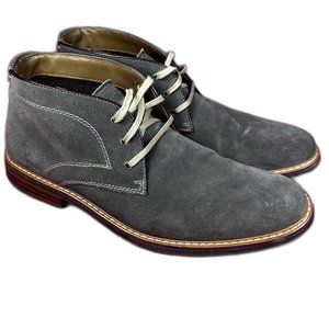 J. Murphy Desert Chukka Boots Size 9M Grey Blue Suede Leather Preppy Academia